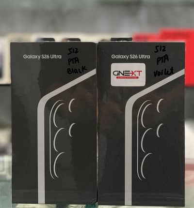 Samsung Galaxy S26 Ultra 12-512 offical warrenty Box pack Pta
