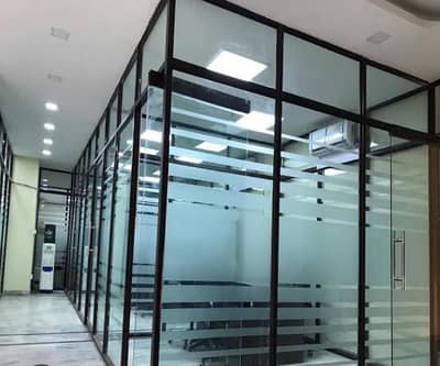 glass and aluminum work with guarantee and good rate