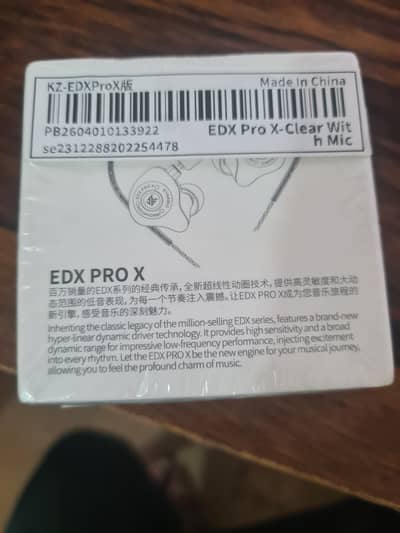 KZ EDX Pro (Crystal) With mic