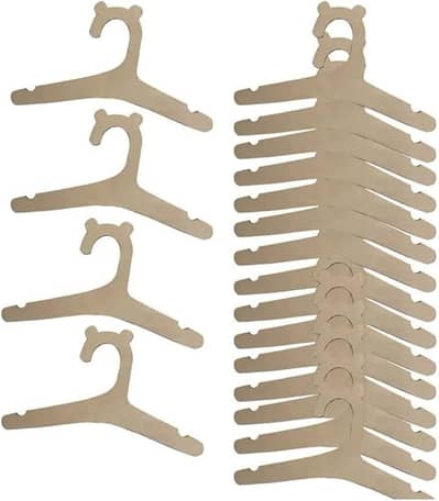 Baby clothing wooden hangers