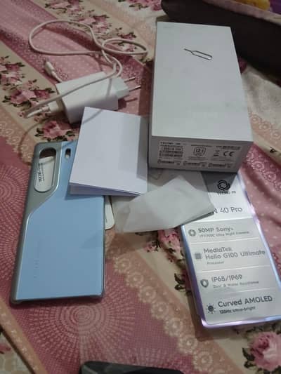 tecno camon 40 pro slightly used almost new lush condition 10/10