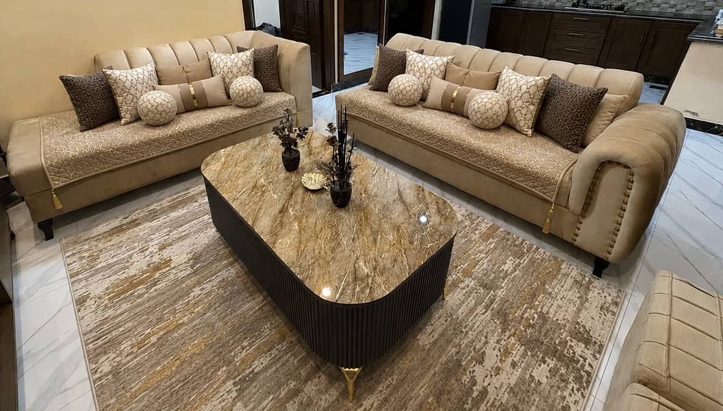 L shape Sofa 0