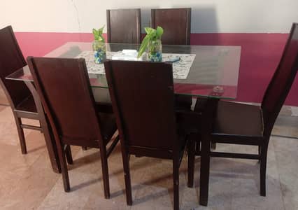 six seater dinning table
