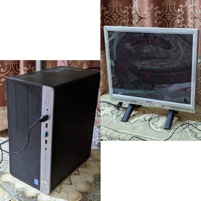 HP ProDesk Core i3 7th Gen | 8GB RAM | 256GB SSD Complete Computer Set