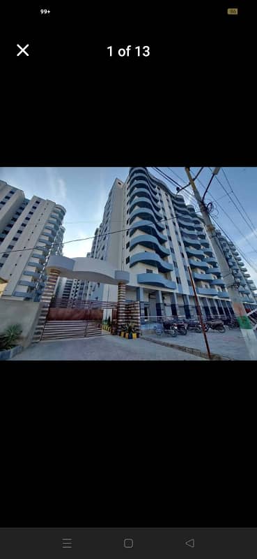 Brand New Project Daniyal Residency Flat 3 Beds DD 1st Floor Road Facing Near Rimjhim Tower Safora