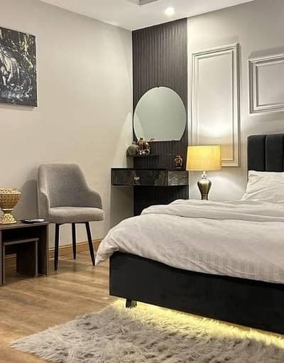 Daily basis, and weekly basis, One bedroom fully furnished luxury apartments available for rent Gulberg greens Islamabad