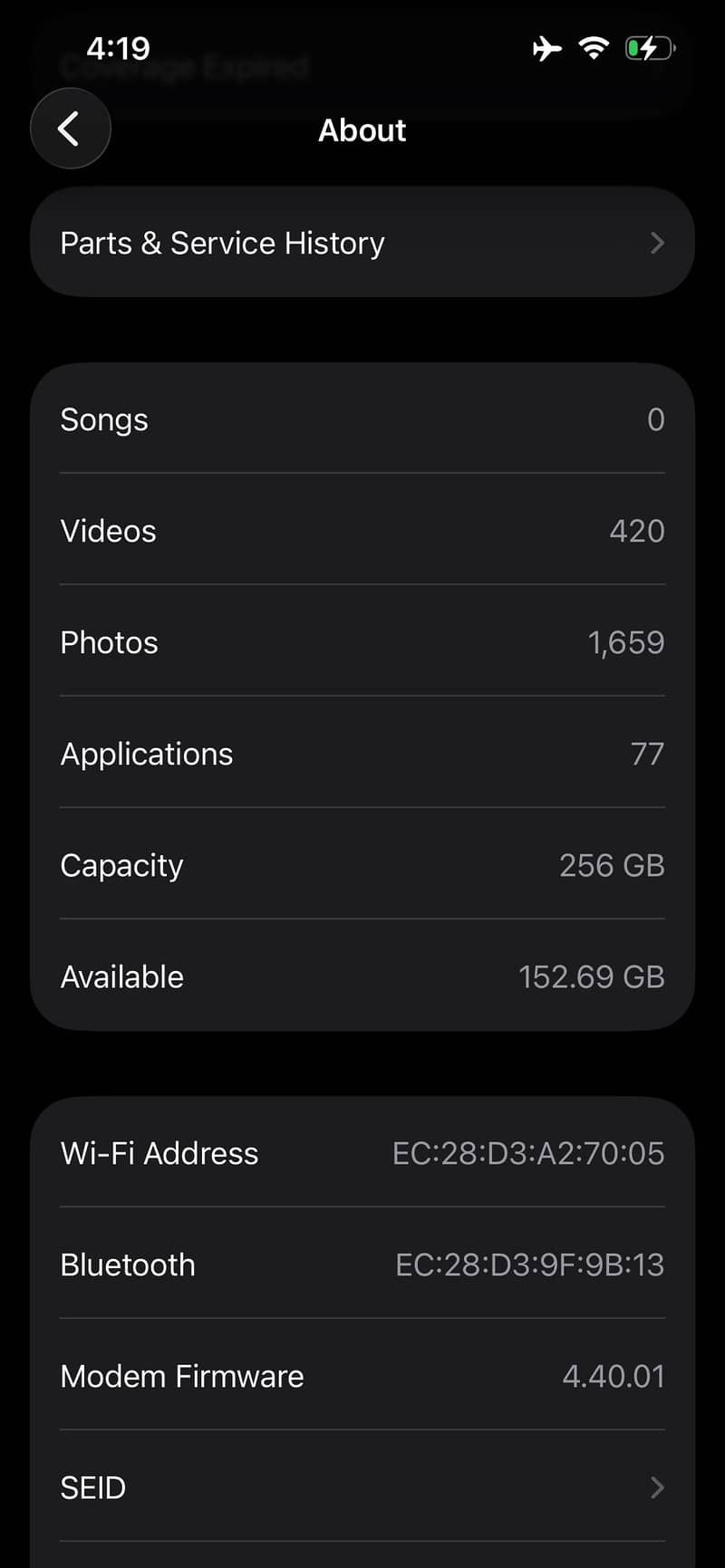 Iphone 14 (256gb e-sim working) 12