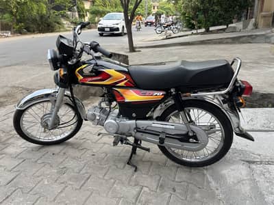 2025/26 honda 70 in just like zero condition