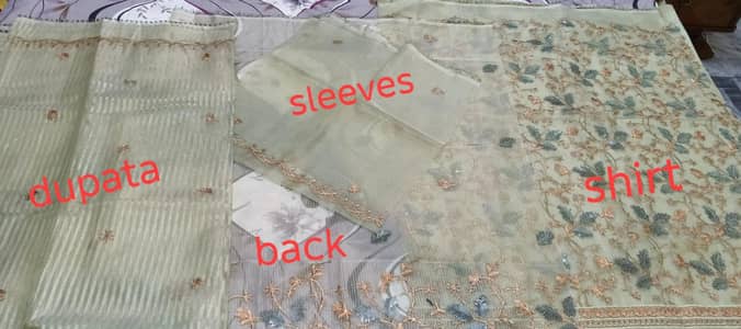 unstitched dress