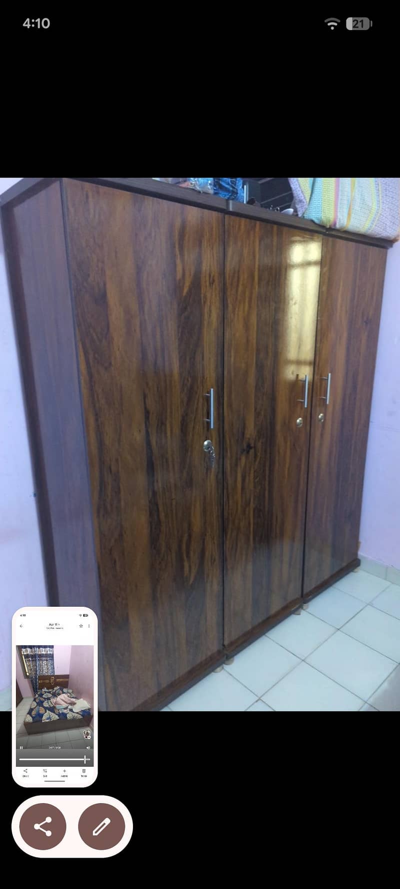 bed metress wardrobe 1