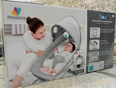Mastela 3 in 1 Deluxe Electric Baby Bassinet Swing – Imported Like New