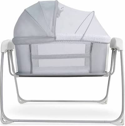 Mastela Deluxe 4 in 1 Bassinet, Cradle Swing & Bedside Sleeper for Bir