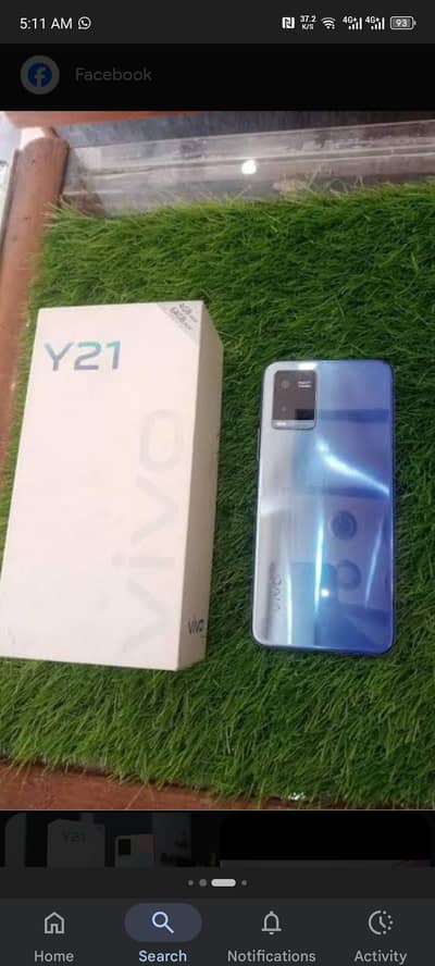 vivo y21 complete box 20k last