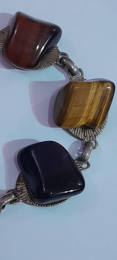 TIGER STONES NATURAL COLORS BRACELET
