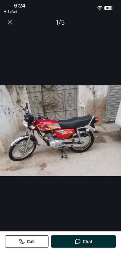 Honda cg125 modle 2026 red edition urg03113348087