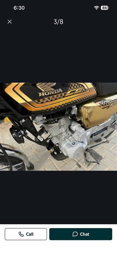 Honda cg125 model 2025 golden edition