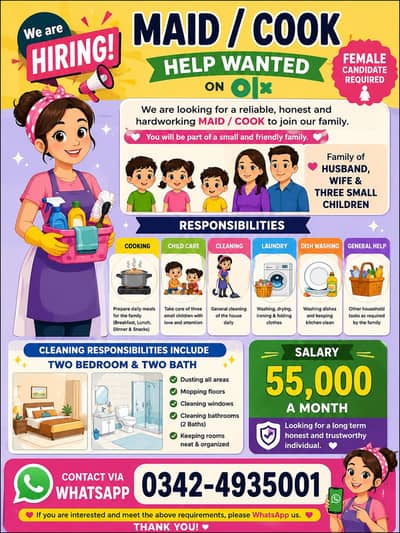 Maid  for home