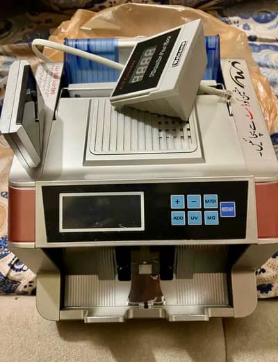 Currency counting mashing cash counting UV light new wave
