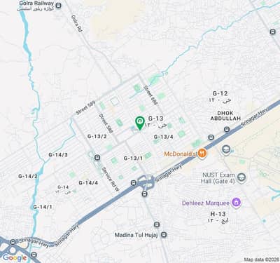 G 13 House Size 35x70 Corner Extra Land Well maintained Lush Green Lawn