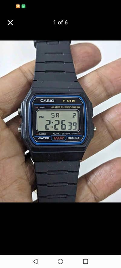 Casio F-91W Original Thailand made watch For Sale