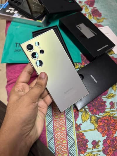 Samsung Galaxy S24 Ultra Officially PTA Approved Complete Box.