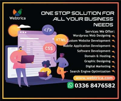 Wordpress Website | Graphic Design | Custom Website | Domain Hosting