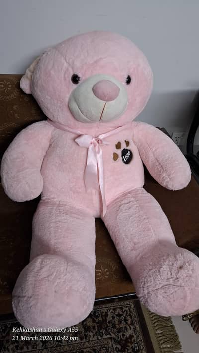 jumbo teddy bear (5.6 feet)