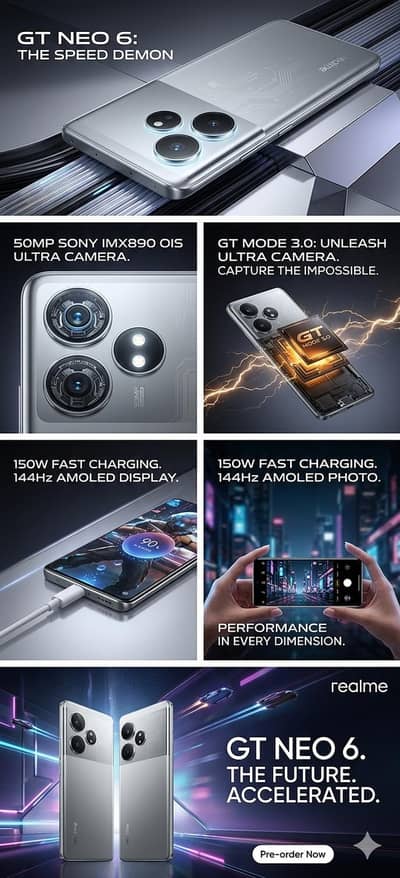 REALME GT NEO 6 NON PTA EXCHANGE POSSIBLE