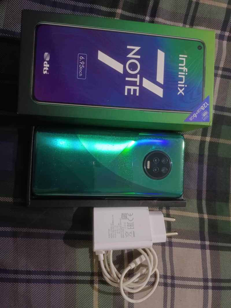 infinix note 7 no open repair all original mobile 0
