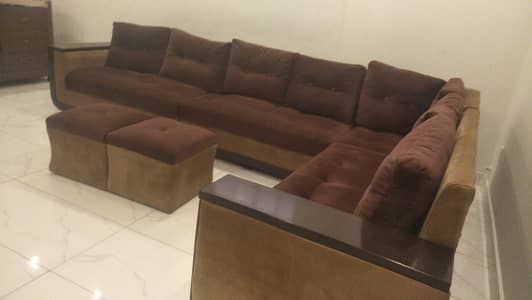 L shap sofa