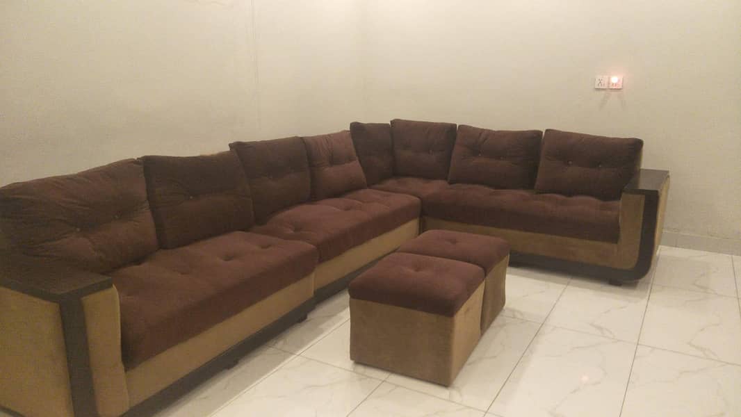 L shap sofa 1