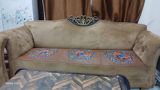 5 Seater Sofa Set and coffe/side tables