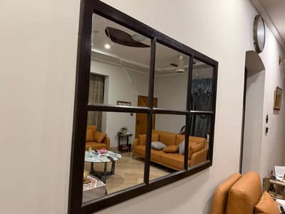 wooden frame mirror 6 section for sale