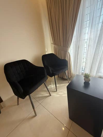 Black Velvet Chairs