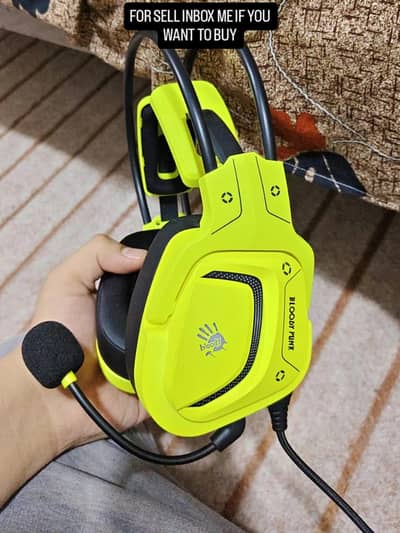 BLOODY PUNK HEADSET(YELLOW COLOUR)