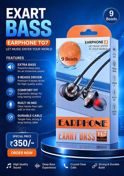 BASS EARPHONES