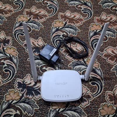 Tenda Wi-Fi Router/Modem + Charger & 20+ Meters Ethernet Cable