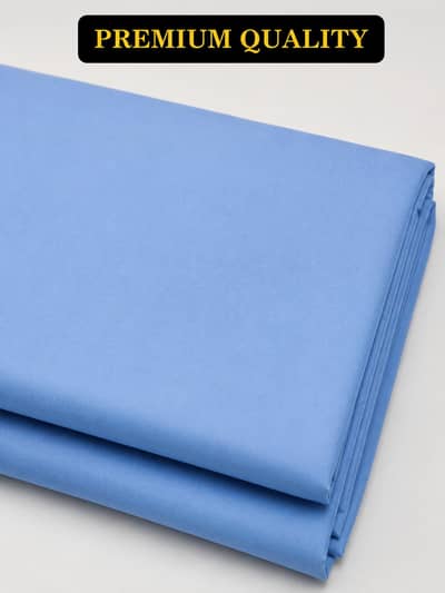Blue Wash & Wear Gents Unstitched Suit | Summer Collection