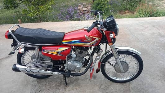 1Honda CG 125 Model 2019 – Good Condition | Original Engine.
