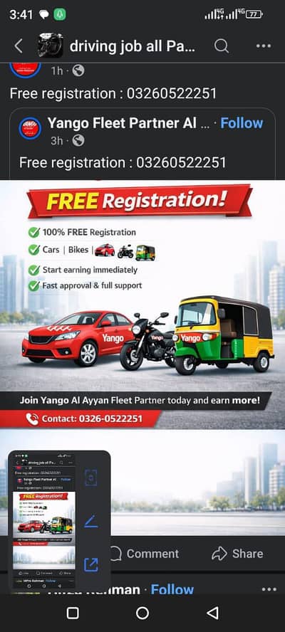 yango free registration 03260522251