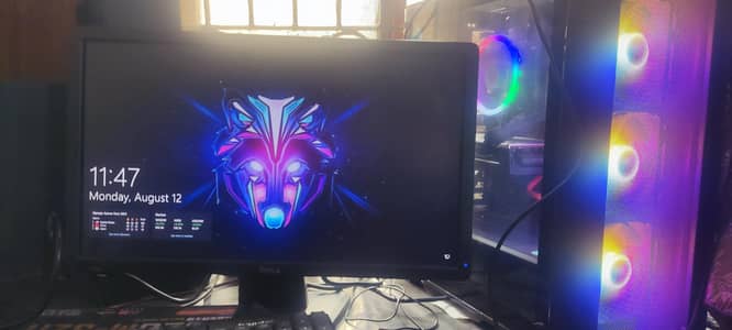 Gaming tower with led monitor is for sale