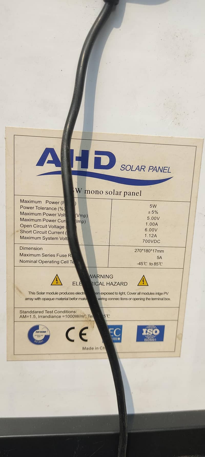 Solar panel 1