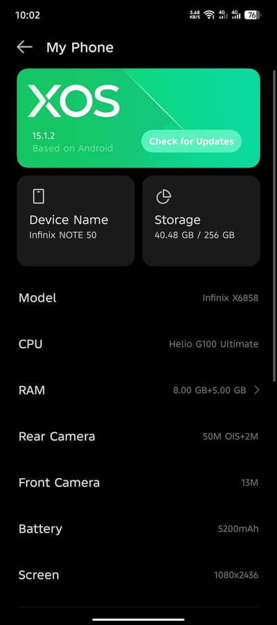 Infinix note 50