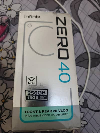infinix zero 40 with box