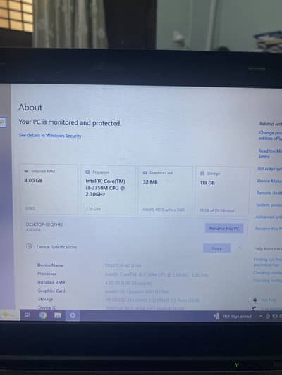 Lenovo core I3 2 gen 30k