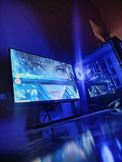 GAMING PC SETUP Xeon  E3 1246 V3 8gb RAM SSD 128 GB 24 INCH DELL LED