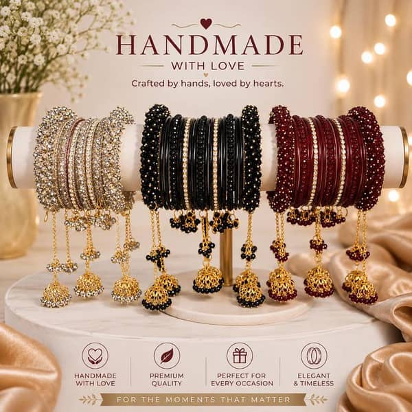 Multicolor Crystal Beads Gajra Bracelet Set – Stylish Gajra Bracelet for Girls, Pearl Gajra Bangles for Girls, Fashion Jewelry