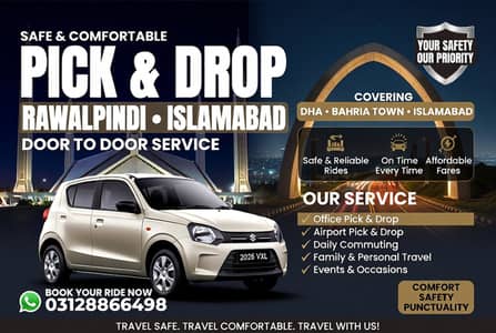Door-to-Door Pick & Drop Service (Rawalpindi — Islamabad)