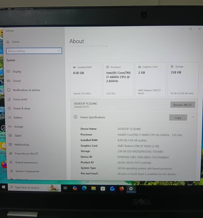 dell Latitude E5570 0