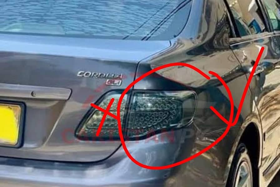 corolla 2009 back lights 4